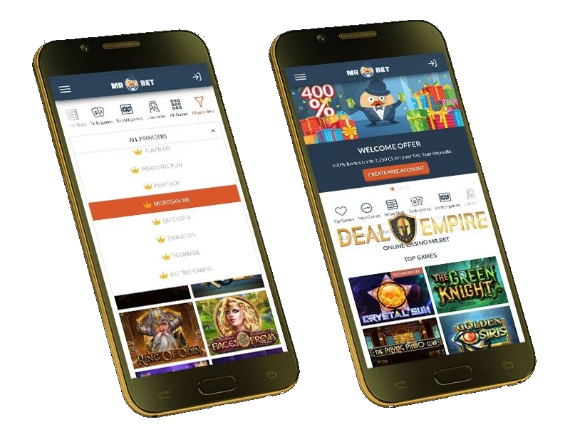 Mr Bet Casino mobile vers